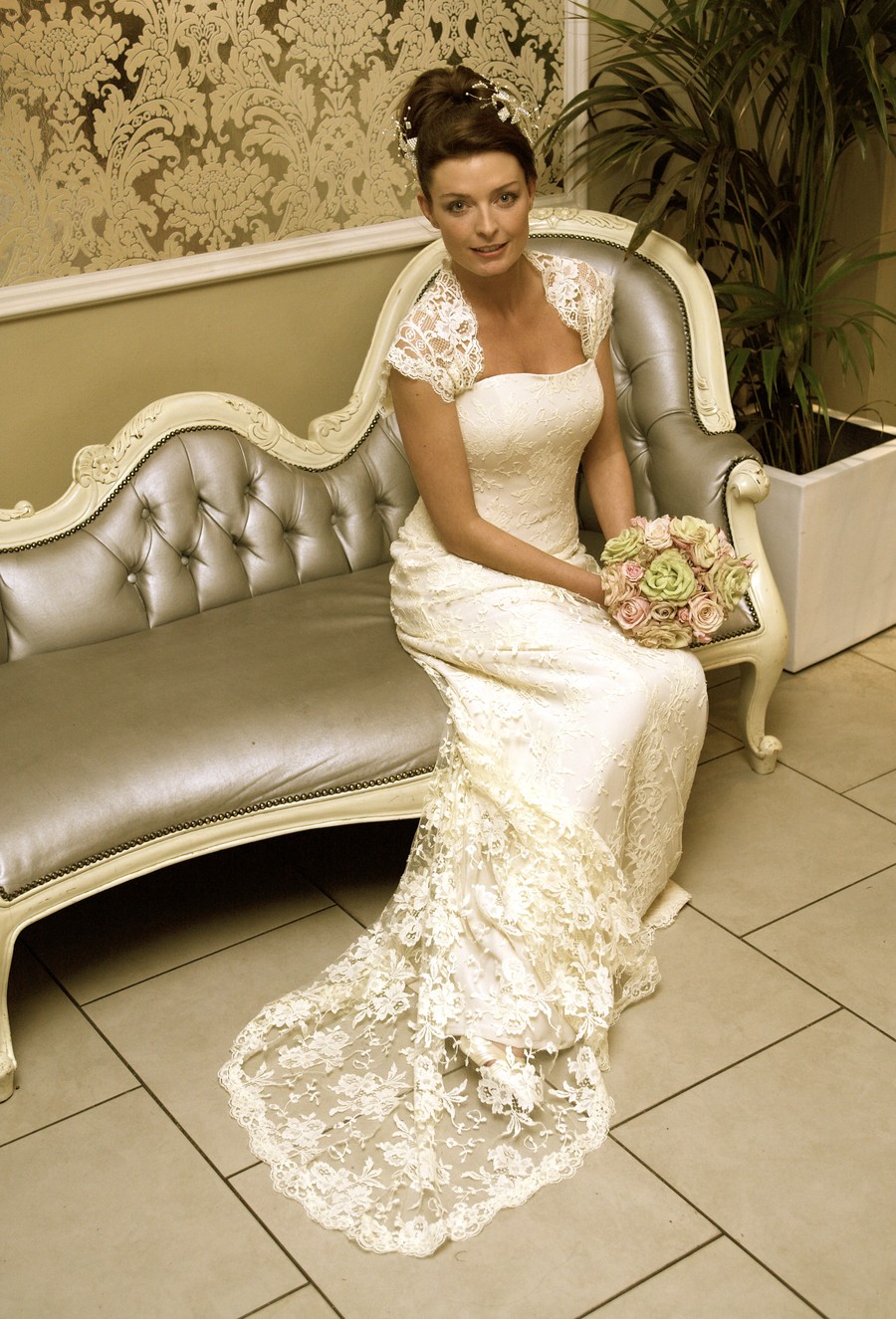 Colleciton: strapless lace & sitting down