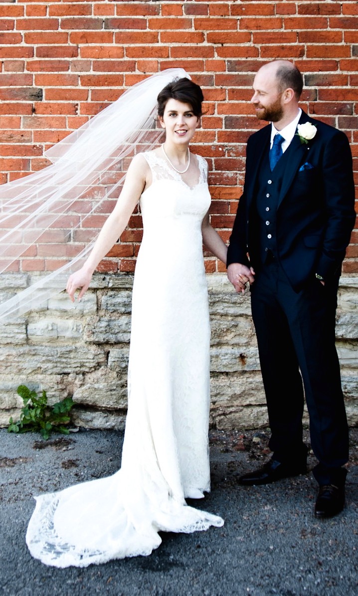 Jessica in full length lace garment.