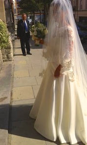Leanna in lace and gazar